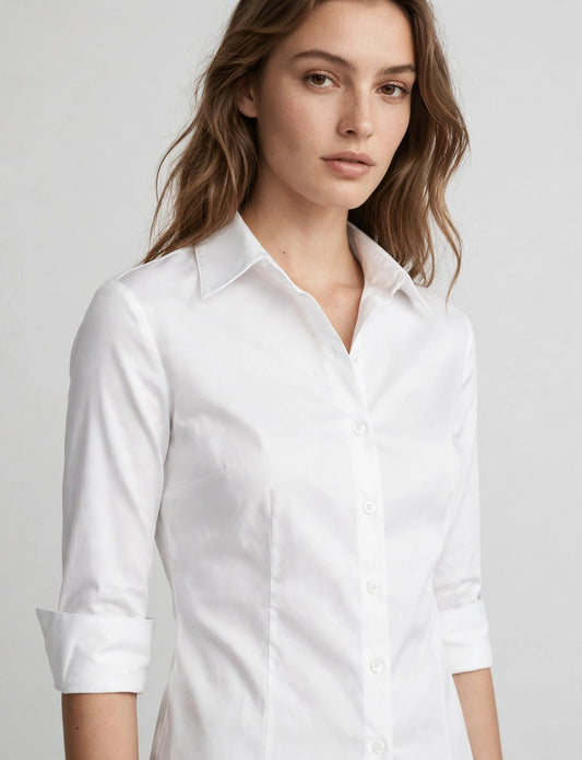Roll Up / Sleeve Button Down Shirts With Stretch