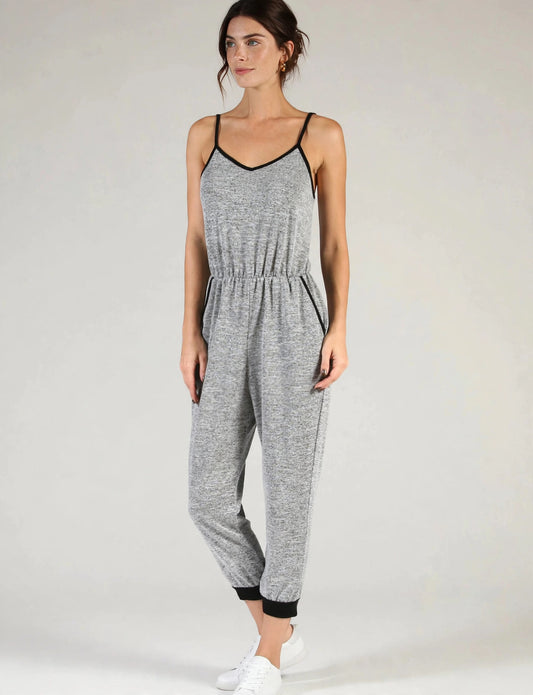 Sleeveless Adjustable Spaghetti Strap Jumpsuit