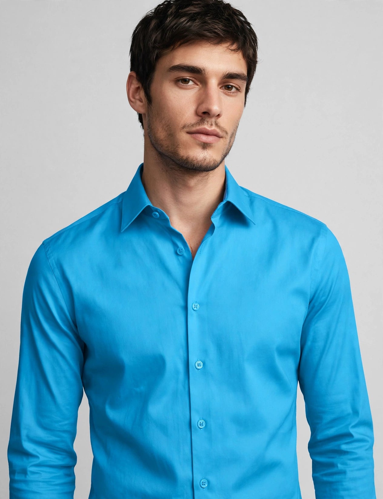 Men's Slim Fit Tailored Button Down Shirts