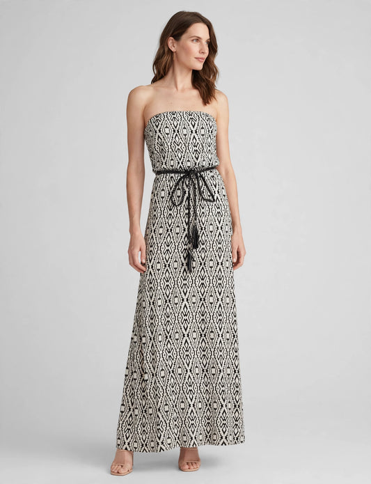 Tube Maxi Dress With Belt