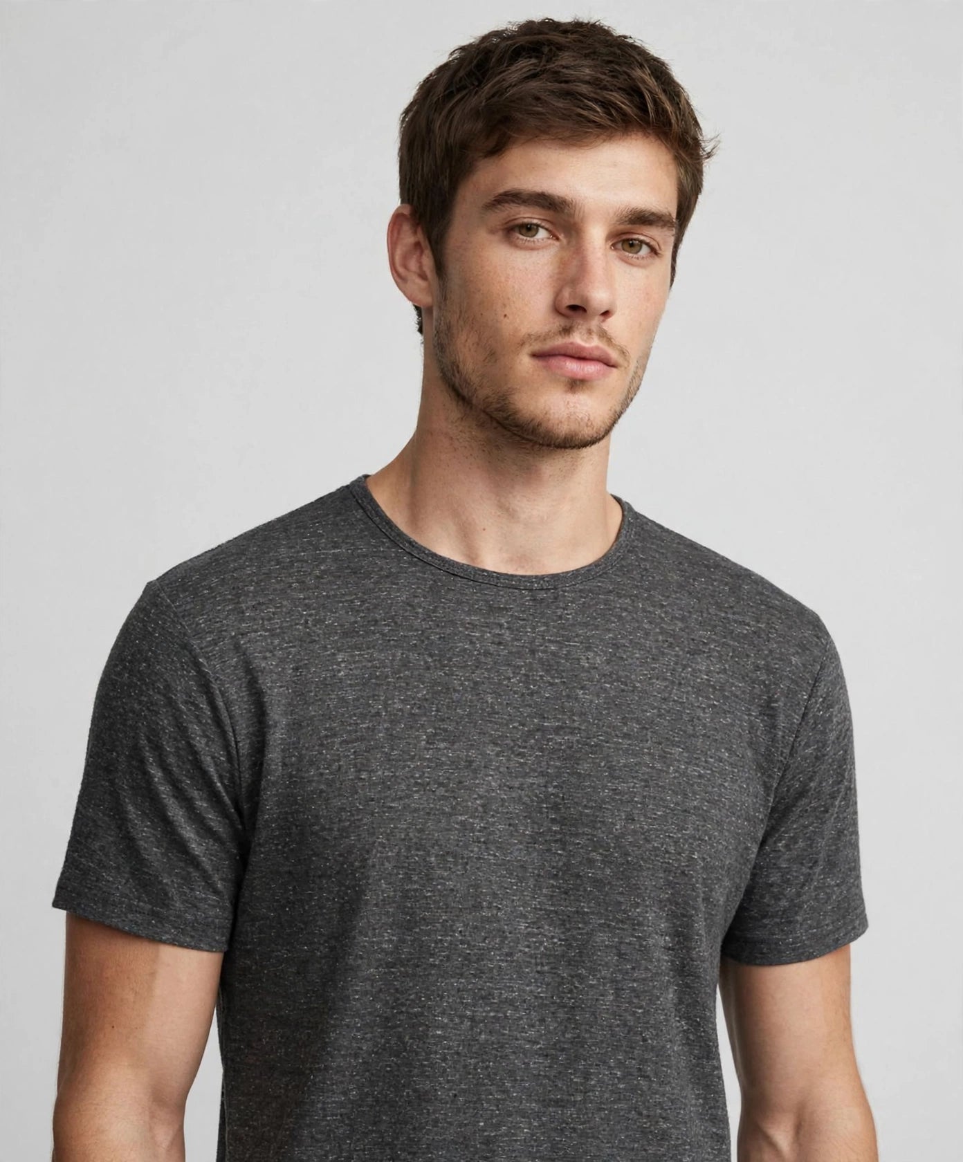 Men's U-Neck Short Sleeve T-Shirts