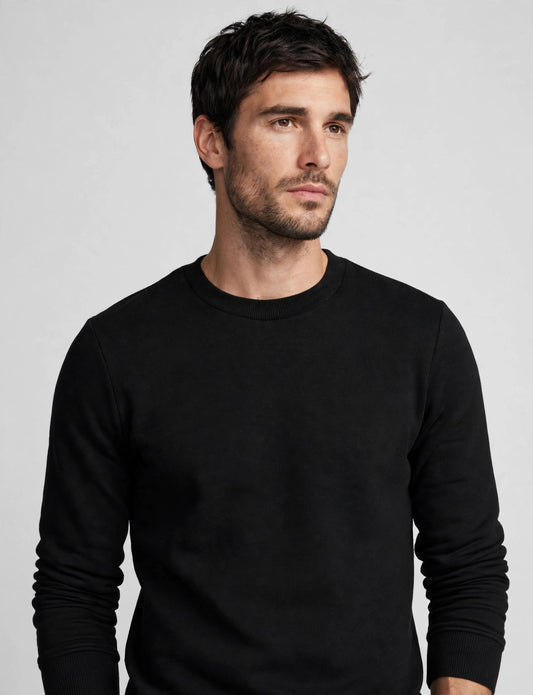 Men's Basic Pullover Crew Neck Sweat-Shirts