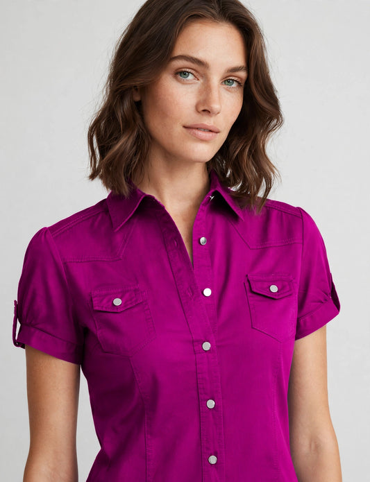 Short Sleeve Western Button Down Shirts
