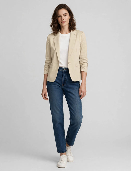 3/4 Sleeve Casual Blazer