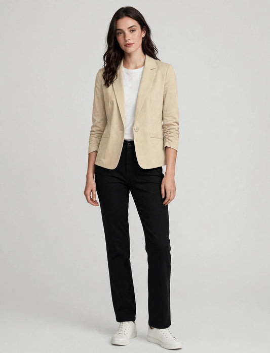 3/4 Sleeve Casual Blazer