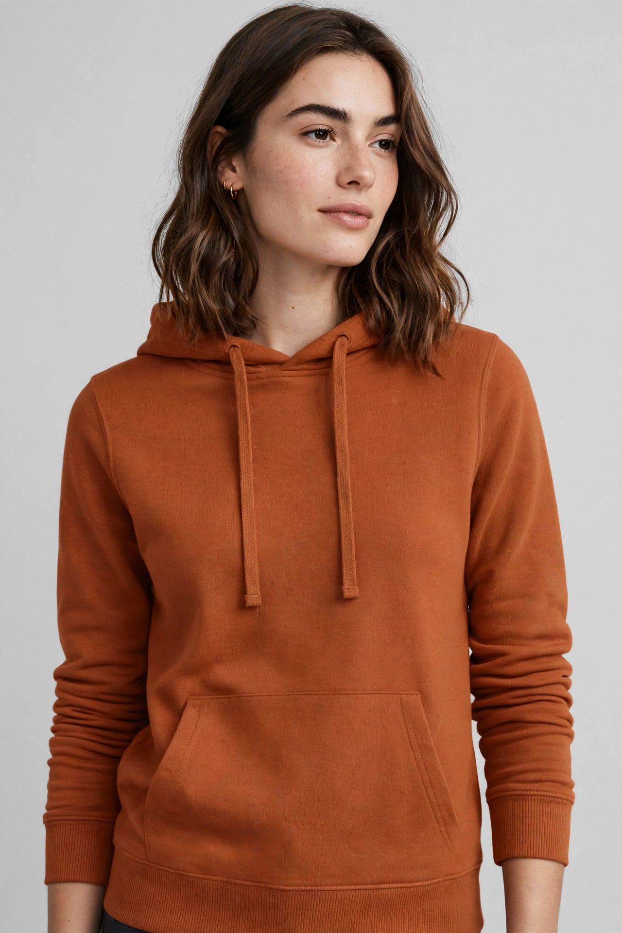 Basic Solid Comfortable Pullover Hoodie