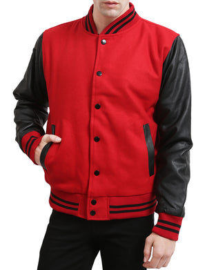 VARSITY BASEBALL JACKET WITH HOODIE NEMJ17 