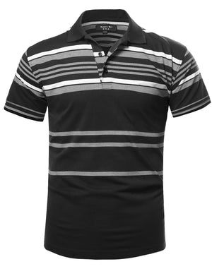 BASIC STRIPE POLO T-SHIRTS NEMMT273 