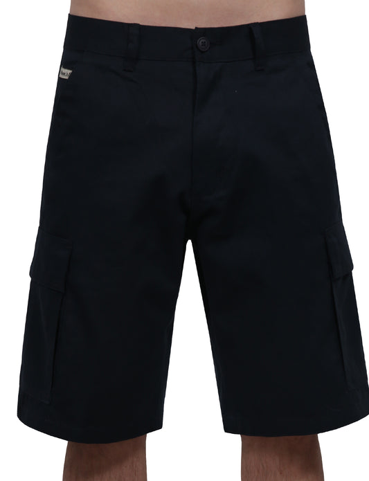 CASUAL FITTED SOLID CARGO SHORT MULTIPLE POCKET NEMP09