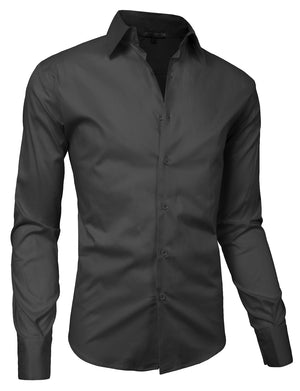 SLIM FIT TAILORED BUTTON DOWN SHIRTS NEMT01 