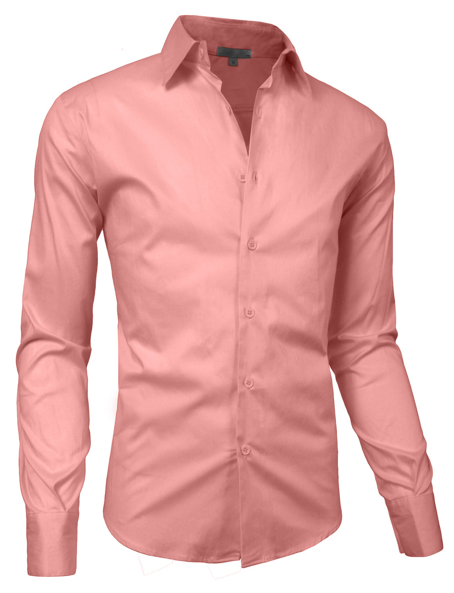 SLIM FIT TAILORED BUTTON DOWN SHIRTS NEMT01 