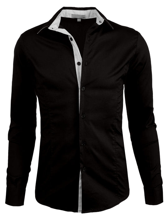 SLIM FIT TAILORED BUTTON DOWN SHIRTS NEMT05 