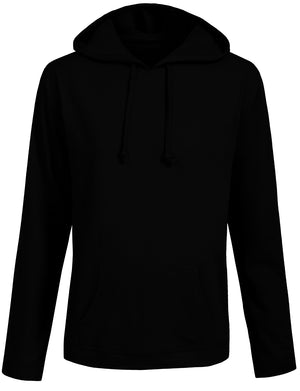 BASIC LONG SLEEVE WITH KANGAROO POCKETS HOODIE TOP NEMT08 