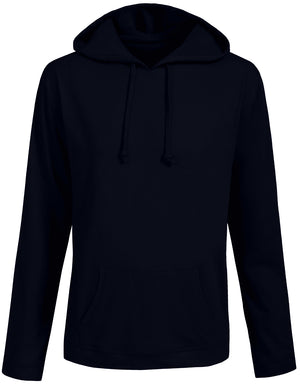 BASIC LONG SLEEVE WITH KANGAROO POCKETS HOODIE TOP NEMT08 