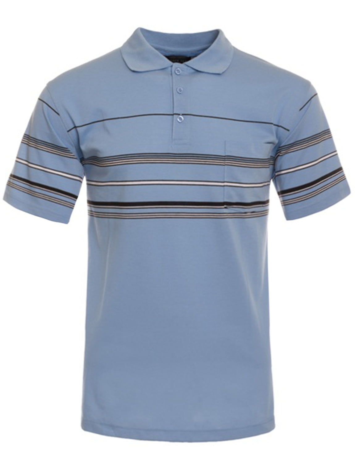 BASIC STRIPE POLO T-SHIRTS NEMT1113 