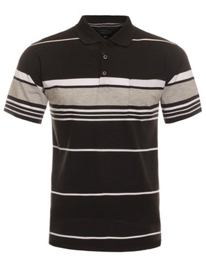 BASIC STRIPE POLO T-SHIRTS NEMT1146 