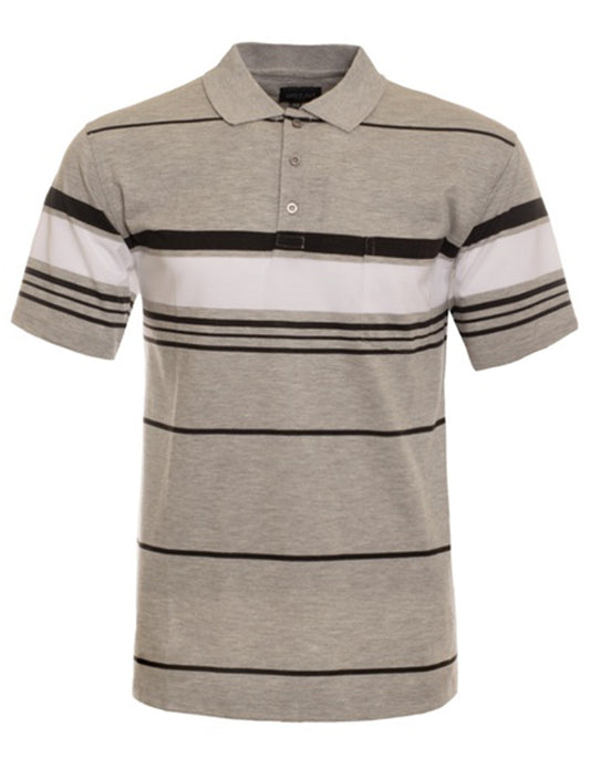 BASIC STRIPE POLO T-SHIRTS NEMT1146