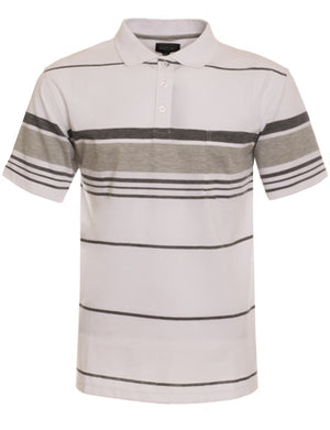 BASIC STRIPE POLO T-SHIRTS NEMT1146 