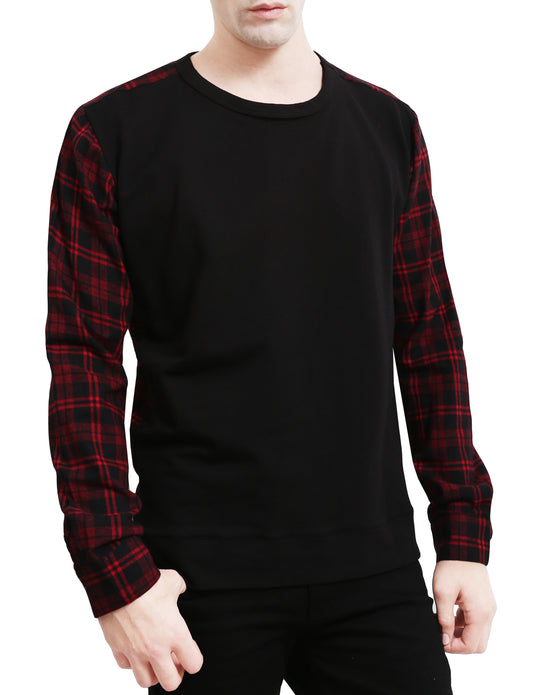 LIGHT WEIGHT PULLOVER CREW NECK LONG SLEEVE SWEAT-SHIRTS NEMT37