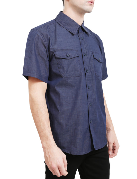 LIGHT WEIGHT SHORT SLEEVE BUTTON DOWN SHIRTS NEMT44