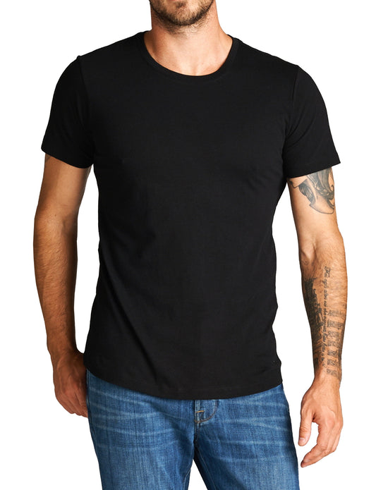 BASIC WIGHT U-NECK LINE SHORT SLEEVE T-SHIRTS NEMT80