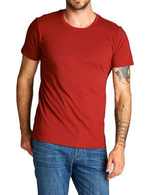 BASIC WIGHT U-NECK LINE SHORT SLEEVE T-SHIRTS NEMT80 