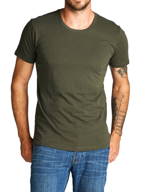 BASIC WIGHT U-NECK LINE SHORT SLEEVE T-SHIRTS NEMT80 