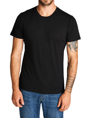 BASIC WIGHT U-NECK LINE SHORT SLEEVE T-SHIRTS NEMT82 