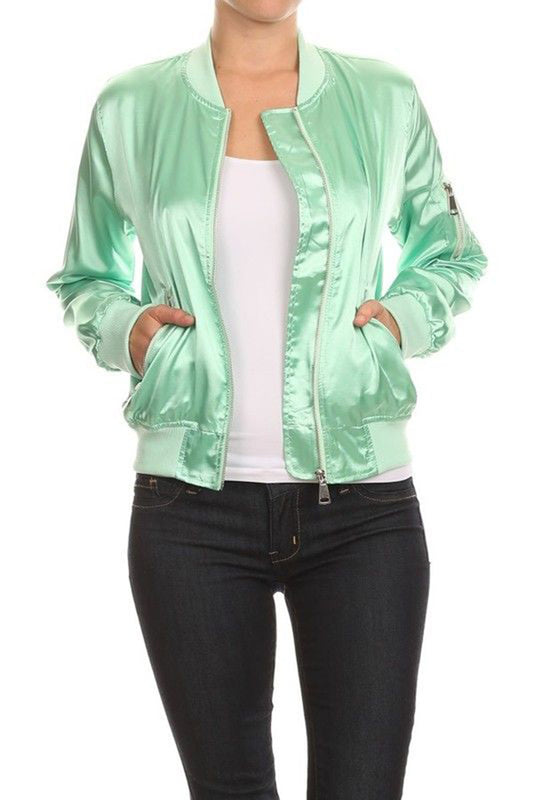 BASIC QUILTED STYLES BOMBER JACKET COAT NEWBJ04