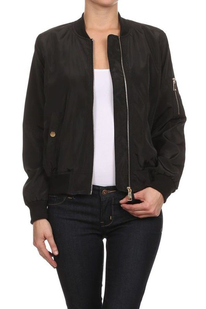 BASIC QUILTED STYLES BOMBER JACKET COAT NEWBJ07 