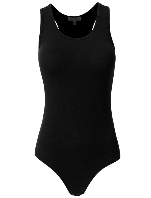 BASIC SLEEVELESS BODYSUIT WITH STRAPS NEWBS02 