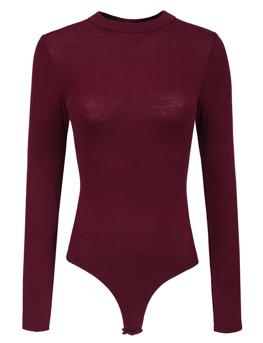 LIGHT WEIGHT BASIC STRETCH FITTED BODYSUIT NEWBS25