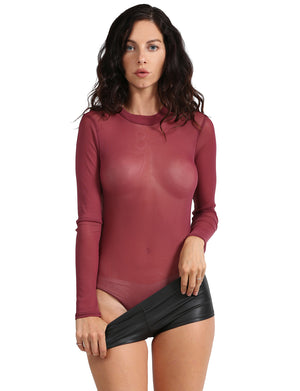 LIGHT WEIGHT BASIC STRETCH FITTED BODYSUIT NEWBS29 
