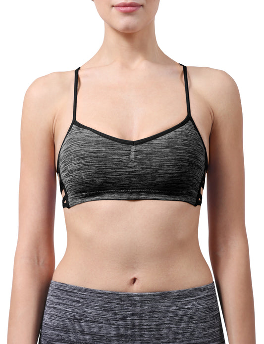LIGHT WEIGHT FUNCTIONAL SEAMLESS COMFORT STRAP OPEN BACK BRA NEWBT10 