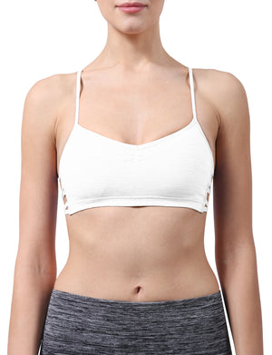 LIGHT WEIGHT FUNCTIONAL SEAMLESS COMFORT STRAP OPEN BACK BRA NEWBT10 