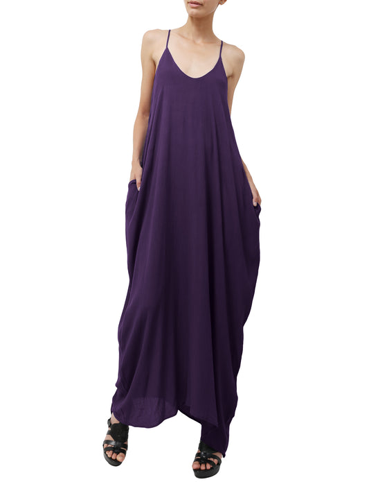 LIGHT WEIGHT SHOULDER STRAPS MAXI DRESS NEWDR25