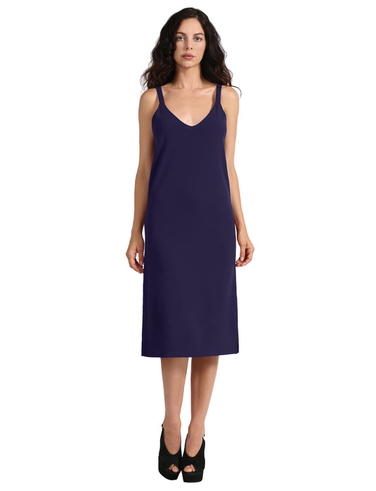 SEXY MIDI-LENGTH SLIP CAMI DRESS NEWDR95