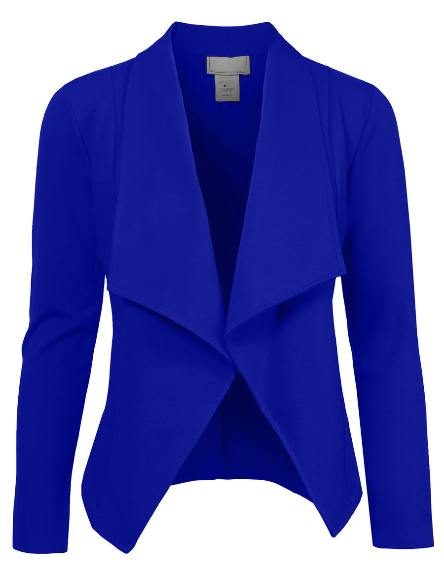 BIG HIGH LAPEL COLLAR BLAZER JACKET NEWJ05 