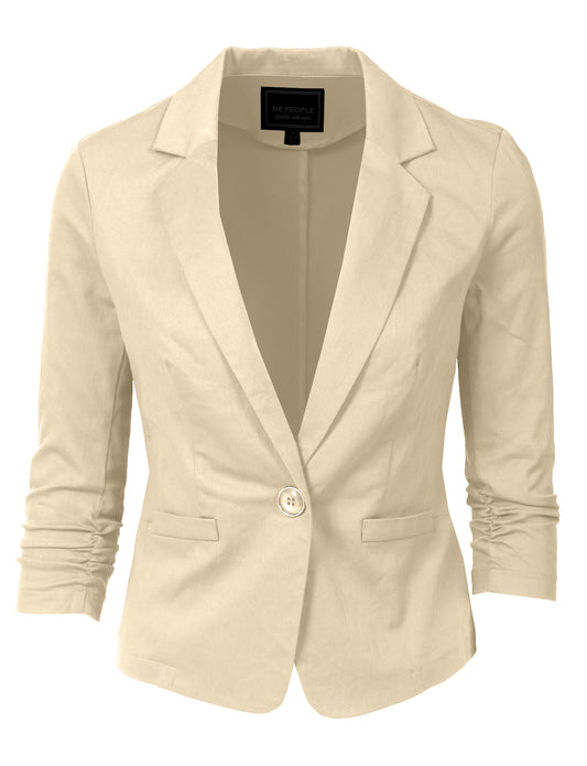 3/4 SLEEVE CASUAL BLAZER NEWJ100