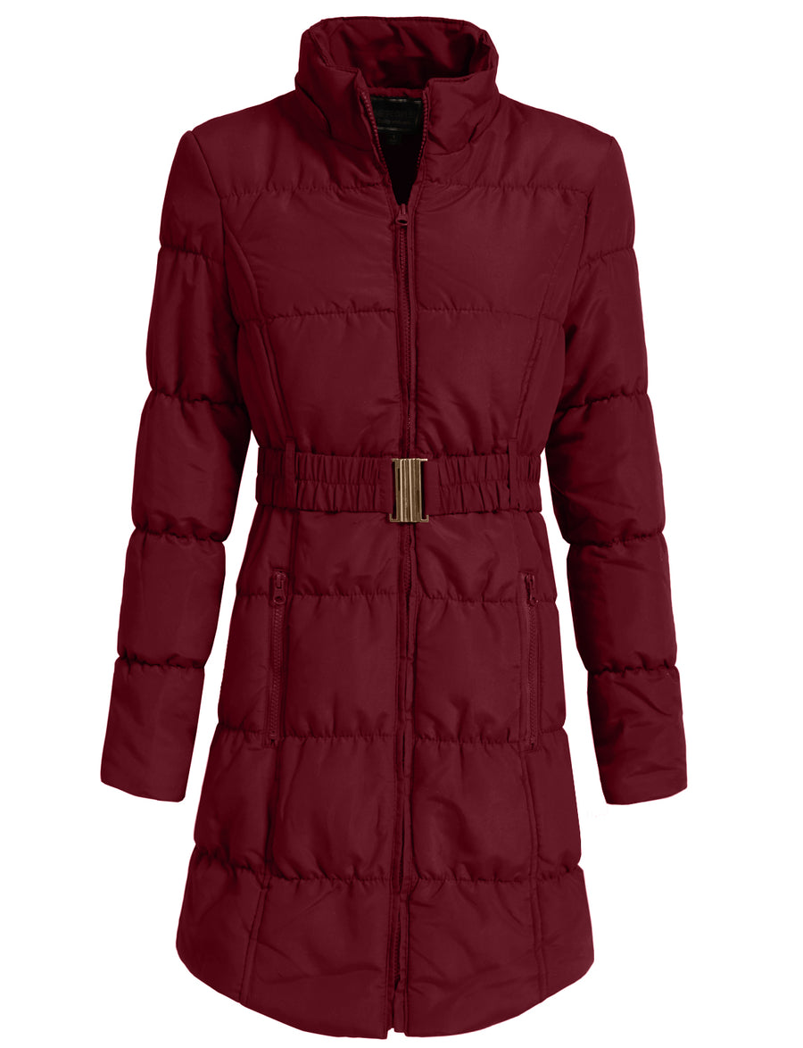 LIGHT WEIGHT QUILTED LONG JACKET NEWJ1134 