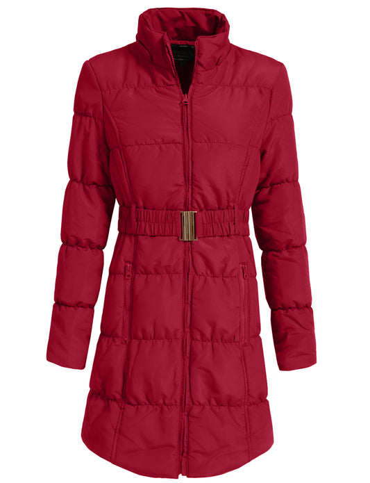 LIGHT WEIGHT QUILTED LONG JACKET NEWJ1134