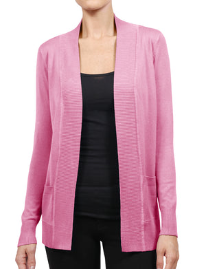OPEN FRONT KNIT CARDIGAN EXTRA STRETCHY NEWJ123 PLUS