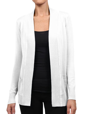 OPEN FRONT KNIT CARDIGAN EXTRA STRETCHY NEWJ123 PLUS