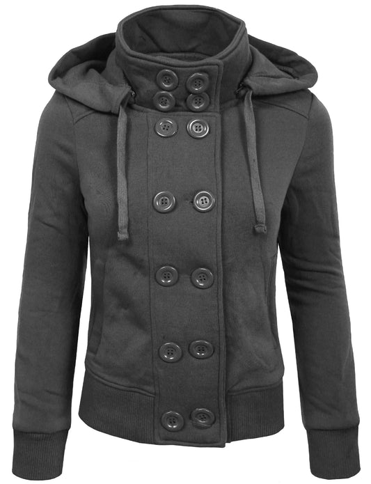 CLASSIC DOUBLE BREASTED PEA COAT WITH BELT NEWJ18