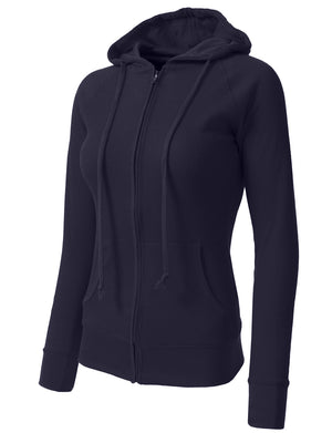 WOMEN CASUAL LIGHT WEIGHT THERMAL HOODIE NEWJ33 