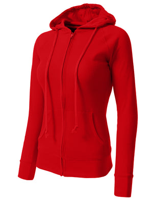 WOMEN CASUAL LIGHT WEIGHT THERMAL/PLAIN HOODIE NEWJ33 