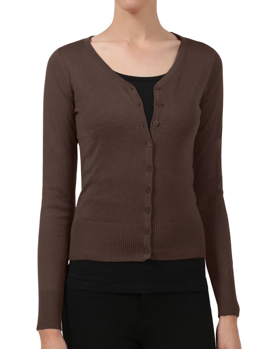 LIGHT WEIGHT SOFT SEE-THROUGH V-NECK CARDIGAN SWEATER NEWJ90 PLUS