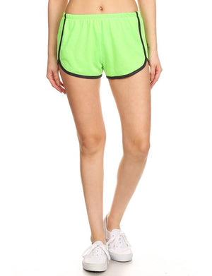 LIGHT WEIGHT TERRY TRACK SHORTS WITH ELASTIC WAISTBAND NEWP34 PLUS