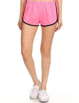 LIGHT WEIGHT TERRY TRACK SHORTS WITH ELASTIC WAISTBAND NEWP34 