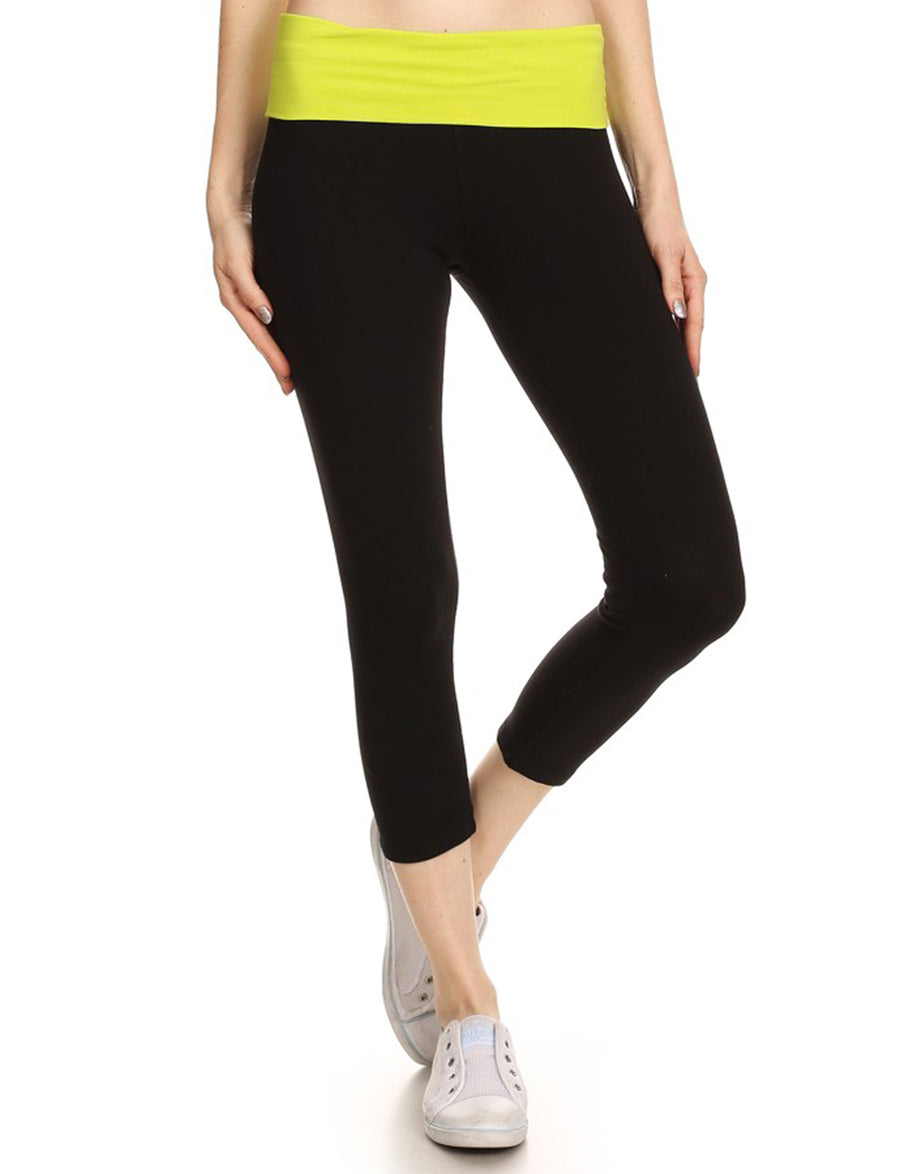 HIGH WAISTED SPORTS/YOGA FITNESS CAPRI LEGGINGS NEWP39 PLUS